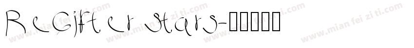 ReGifter Stars字体转换